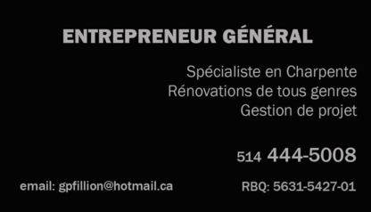 Les Constructions GP Fillion Inc - General Contractors