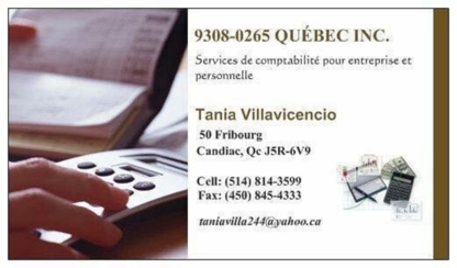 Tania Villavicencio Comptabilité - Services de comptabilité
