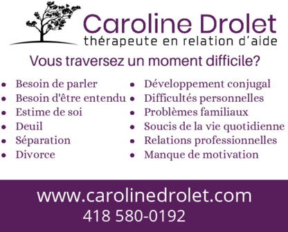 Caroline Drolet Thérapeute en relation d'aide - Counselling Services