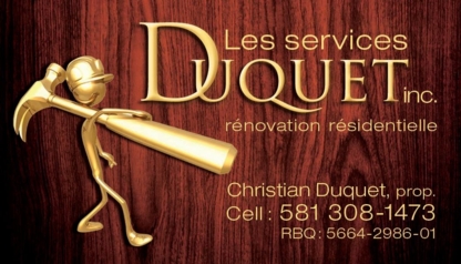 Les Services Duquet rénovation résidentiel - Floor Refinishing, Laying & Resurfacing