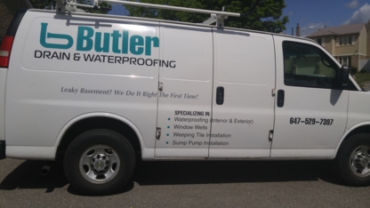 Butler Drain & Waterproofing - Entrepreneurs en imperméabilisation