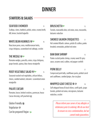 The Palate - Restaurants