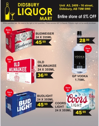 Didsbury Liquor Mart - Boutiques de boissons alcoolisées