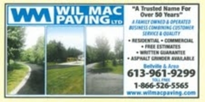 Wil Mac Paving Ltd - Équipement et matériaux de revêtement routier