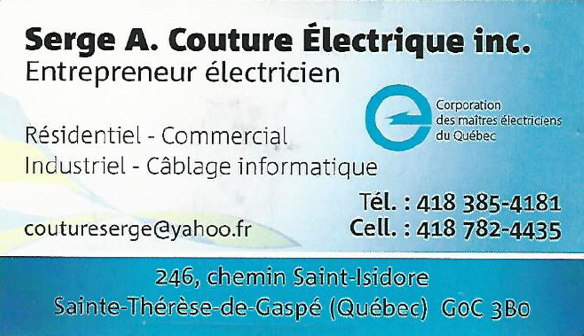 Serge A. Couture Électrique Inc - Electricians & Electrical Contractors