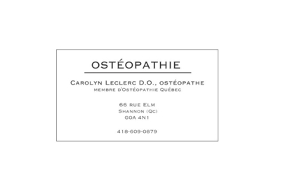Ostéopathie Carolyn Leclerc - Ostéopathes