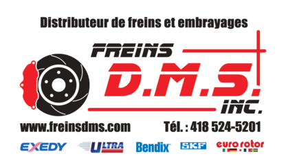 Freins DMS - Fournitures et pièces de freins