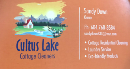 Cultas Lake Cottage Cleaners - Home Cleaning