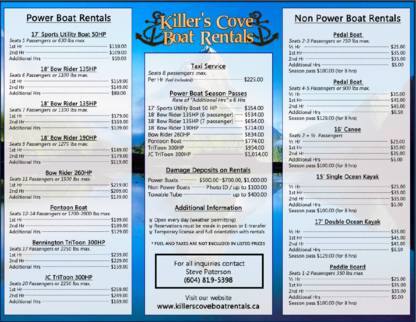Voir le profil de Killer's Cove Boat Rentals Ltd - Coquitlam