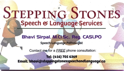 Stepping Stones Speech & Language Services - Speech-Language Pathologists