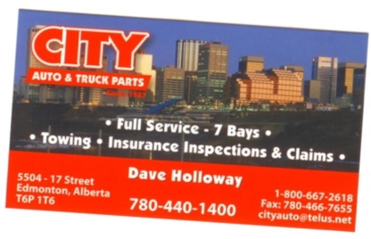 City Auto & Truck Parts (1987) Ltd - Used Auto Parts & Supplies
