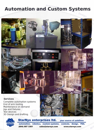 StarNyx enterprises ltd - Automation Systems & Equipment