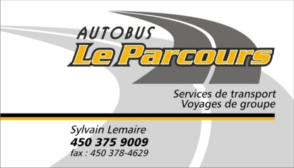 Autobus Le Parcours Inc - Service d'autobus et d'autocar