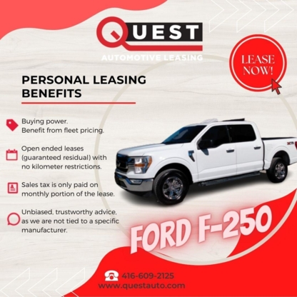 Quest Automotive Leasing Services Ltd. - Crédit-bail et location à long terme d'auto
