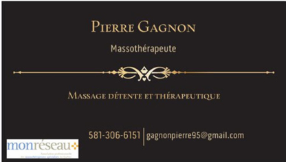 Pierre Gagnon Massothérapeute - Massage Therapists