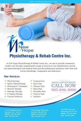 New Hope Physiotherapy Brampton - Physiothérapeutes