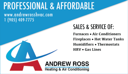 Andrew Ross Heating & Air Conditioning - Air Conditioning Systems & Parts