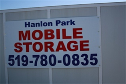 Hanlon Park Mini Storage Ont Inc - Moving Services & Storage Facilities