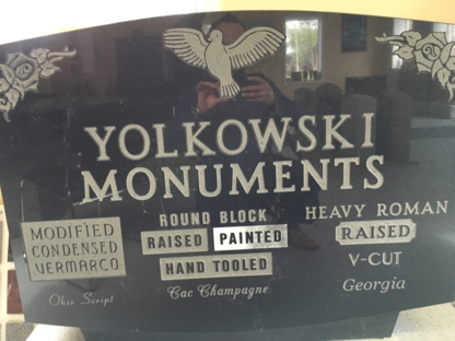 Yolkowski Monuments Ltd - Monuments & Tombstones