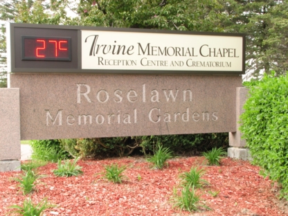 Voir le profil de Roselawn Memorial Gardens & Irvine Memorial Chapel - Brockville