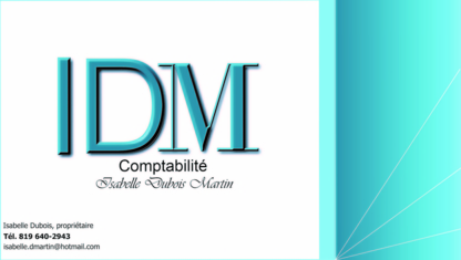 IDM Comptabilité Isabelle Dubois Martin - Comptables professionnels agréés (CPA)