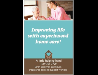 A Little Helping Hand - Home Health Care Service