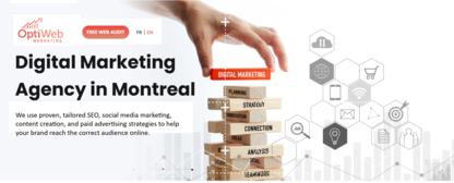 OptiWeb Marketing | SEO & Web Marketing Agency in Montreal - Button Advertising