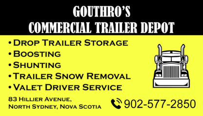 Gouthros Commercial Trailer Depot - Déménagement et entreposage