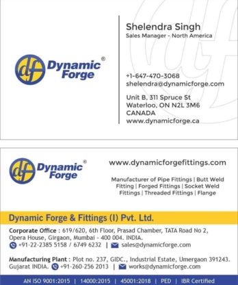 Dynamic Forge - North America - Pipe Fittings