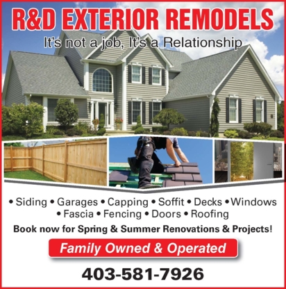 R & D Exterior Remodels - Siding Contractors