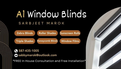 View A1 Window & Blinds’s Chestermere profile