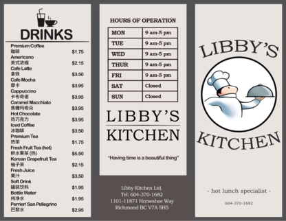 Libby's Kitchen - Coffee Shops