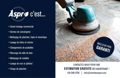 Entretien Aspro - Commercial, Industrial & Residential Cleaning