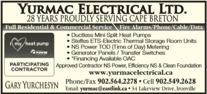 Yurmac Electrical Ltd - Électriciens