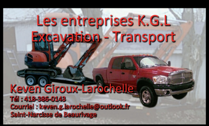 Les Entreprises K.G.L. - Services de transport
