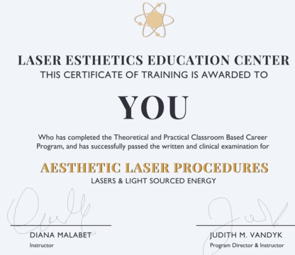 Laser Esthetics Education Centre - Hair Removal