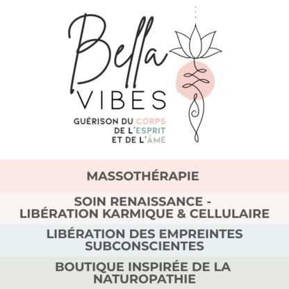Bella Vibes - Massothérapie Isabelle Denis - Massothérapeutes