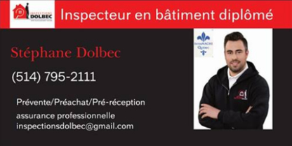 Inspections Dolbec - Building Inspectors