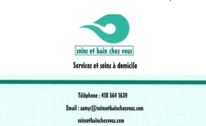 Soins et Bain Chez Vous - Services et Soins à Domicile - Home Health Care Service