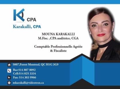 Mouna Karakalli CPA - Comptables