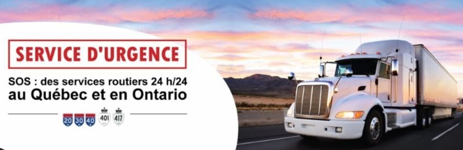 SOS Road Services Plus Inc - Entretien et réparation de camions