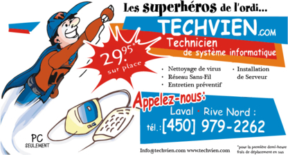 Techvien Informatique - Computer Repair & Cleaning