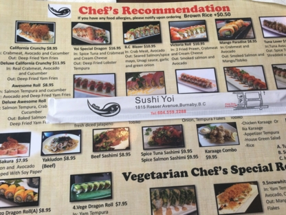 View Sushi Yoi’s Vancouver profile