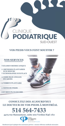 PiedRéseau Verdun - Podiatres et orthèses - Podiatres