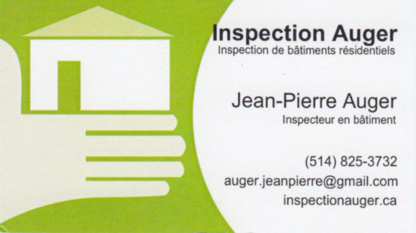 Inspection Auger - Inspection de maisons