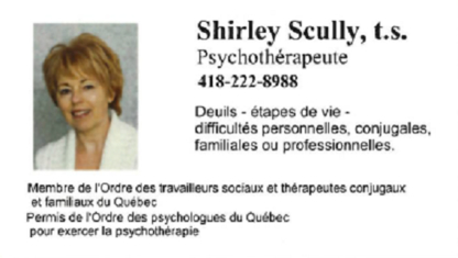 Shirley Scully T.S. Psychothérapeute - Psychologues
