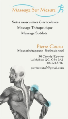 Massage sur Mesure - Massothérapeutes