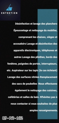 Entretien Pépin - Nettoyage résidentiel, commercial et industriel