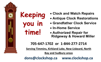 Don's Clock and Watch Shop - Watch Repair