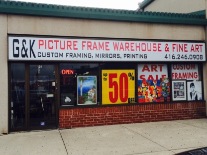 G & K Picture Frame Warehouse - Picture Frame Dealers